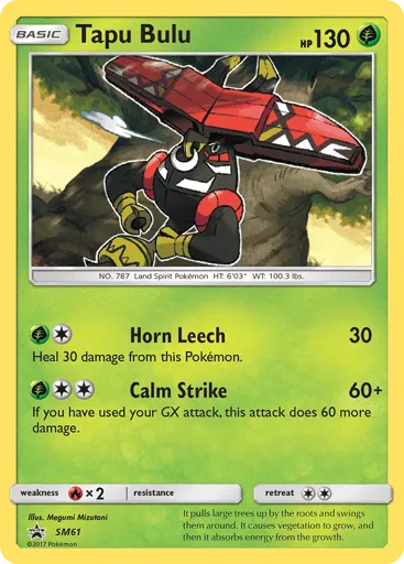 Tapu Bulu SM61 SM Black Star Promos