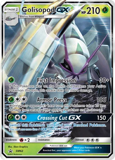 Golisopod-GX SM62 SM Black Star Promos