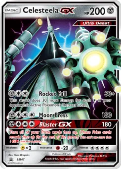 Celesteela-GX SM67 SM Black Star Promos