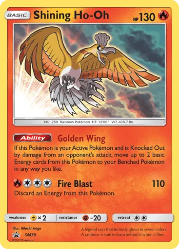 Shining Ho-Oh SM70 SM Black Star Promos