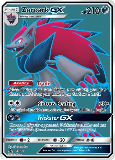 Zoroark-GX SM84 SM Black Star Promos