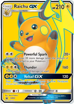 Raichu-GX SM90 SM Black Star Promos