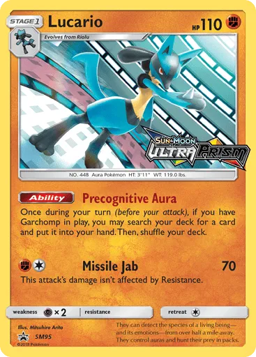 Lucario SM95 SM Black Star Promos