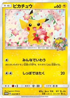 Pikachu 224/SM-P Sun & Moon Promos