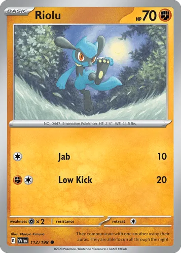 Riolu 112/198 Scarlet & Violet