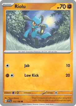 Riolu 112/198 Scarlet & Violet