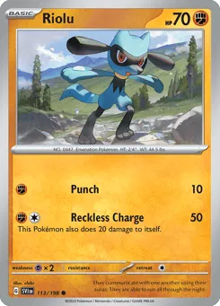 Riolu 113/198 Scarlet & Violet