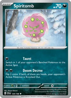 Spiritomb 129/198 Scarlet & Violet