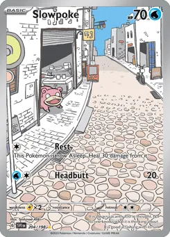 Slowpoke 204/198 Scarlet & Violet