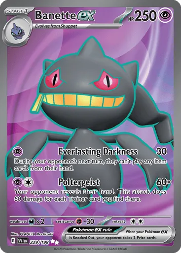 Banette ex 229/198 Scarlet & Violet
