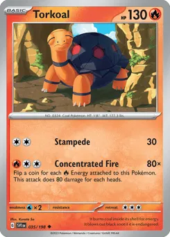 Torkoal 035/198 Scarlet & Violet