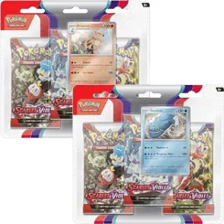 Scarlet & Violet 3-Pack Blister (Set of 2)