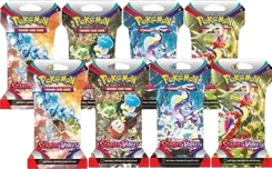 Scarlet & Violet Sleeved Booster Pack Bundle (Set of 8)