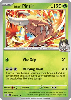 Ethan's Pinsir 001/182 Destined Rivals