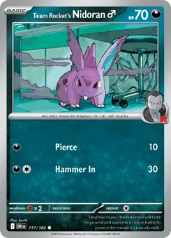 Team Rocket's Nidoran♂ 117/182 Destined Rivals