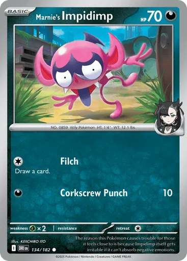 Marnie's Impidimp 134/182 Destined Rivals