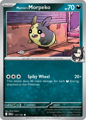 Marnie's Morpeko 137/182 Destined Rivals