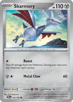 Skarmory 141/182 Destined Rivals