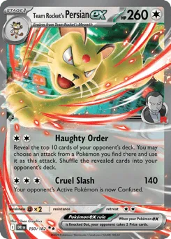 Team Rocket's Persian ex 150/182 Destined Rivals
