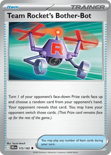 Team Rocket's Bother-Bot 172/182 Destined Rivals