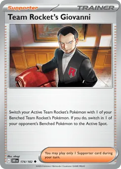 Team Rocket's Giovanni 174/182 Destined Rivals
