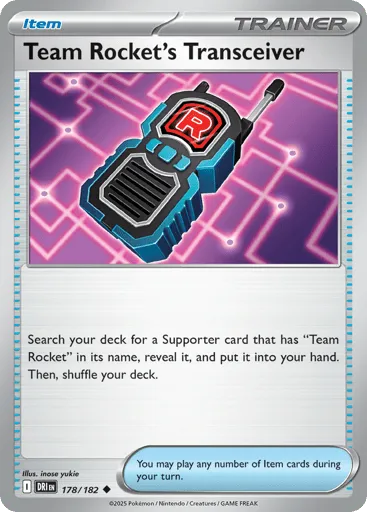 Team Rocket's Transceiver 178/182 Destined Rivals