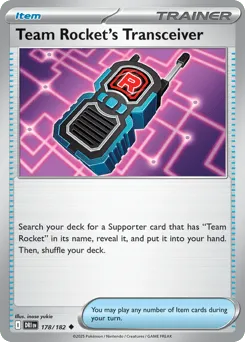 Team Rocket's Transceiver 178/182 Destined Rivals