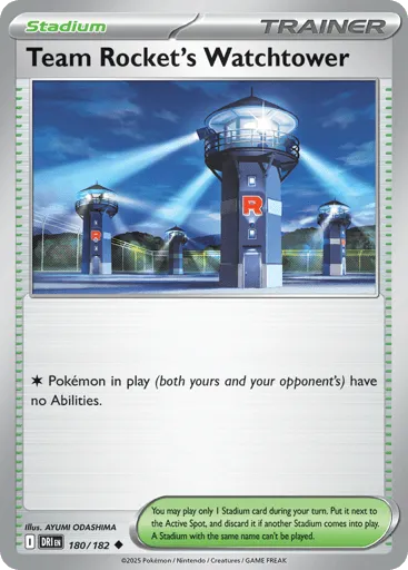 Team Rocket's Watchtower 180/182 Destined Rivals
