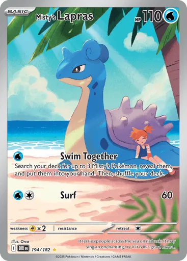 Misty's Lapras 194/182 Destined Rivals