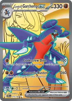 Cynthia's Garchomp ex 215/182 Destined Rivals