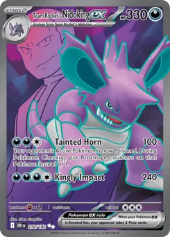 Team Rocket's Nidoking ex 216/182 Destined Rivals