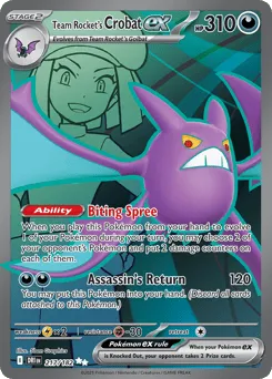 Team Rocket's Crobat ex 217/182 Destined Rivals
