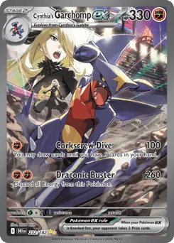 Cynthia's Garchomp ex 232/182 Destined Rivals