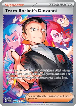 Team Rocket's Giovanni 238/182 Destined Rivals
