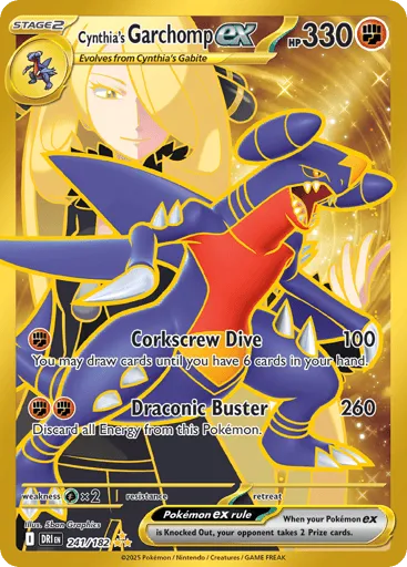 Cynthia's Garchomp ex 241/182 Destined Rivals