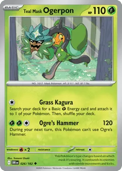 Teal Mask Ogerpon 026/182 Destined Rivals