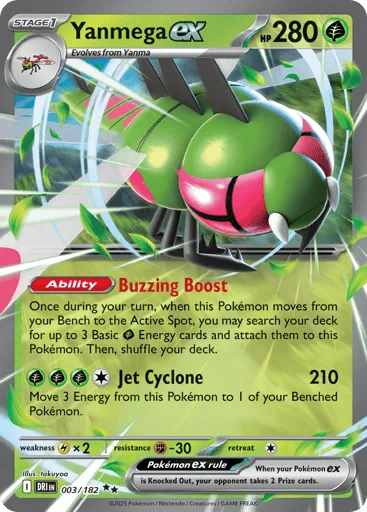 Yanmega ex 003/182 Destined Rivals