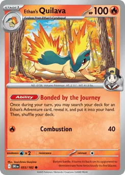 Ethan's Quilava 033/182 Destined Rivals