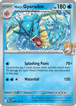 Misty's Gyarados 049/182 Destined Rivals