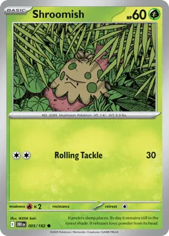 Shroomish 005/182 Destined Rivals
