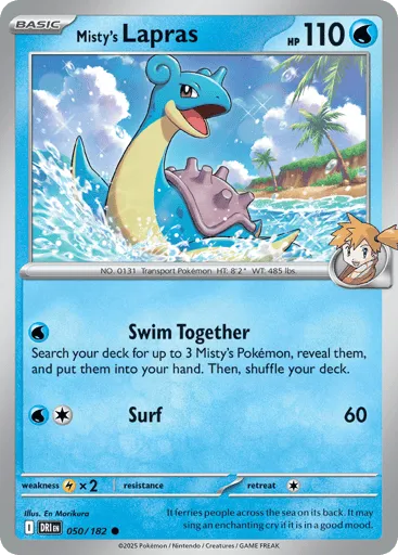Misty's Lapras 050/182 Destined Rivals