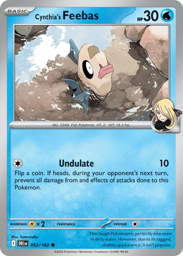 Cynthia's Feebas 052/182 Destined Rivals