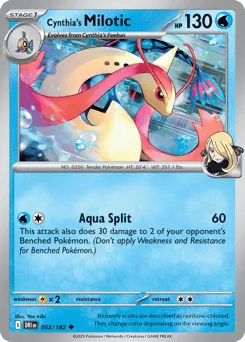 Cynthia's Milotic 053/182 Destined Rivals