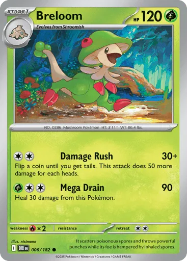 Breloom 006/182 Destined Rivals