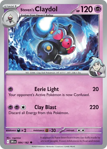 Steven's Claydol 084/182 Destined Rivals