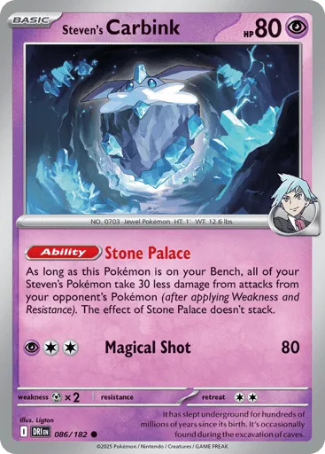 Steven's Carbink 086/182 Destined Rivals