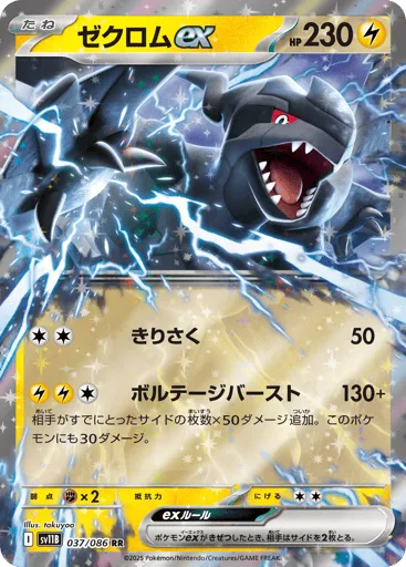 Zekrom ex 037/086 Black Bolt