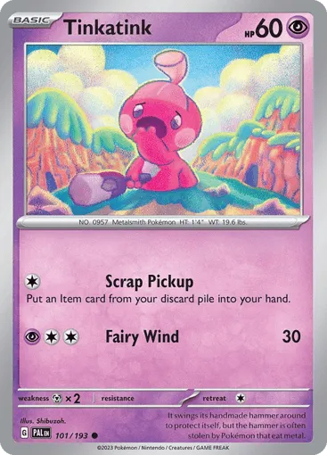 Tinkatink 101/193 Paldea Evolved