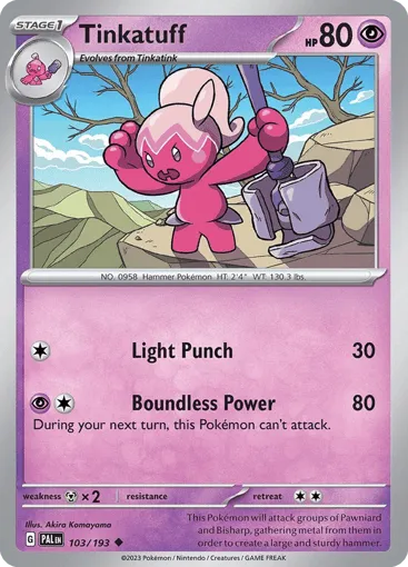 Tinkatuff 103/193 Paldea Evolved