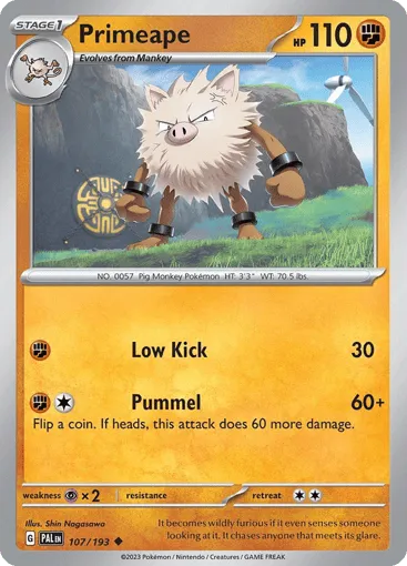 Primeape 107/193 Paldea Evolved
